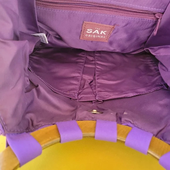 The Sak Original purple crotchet beaded bag - Picture 5 of 5